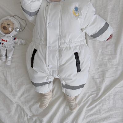 China Snoozzz Baby WinterJumpsuit Anti-Shrink Reflective Snowsuit With Hood Zipped Toddler Outfit for sale