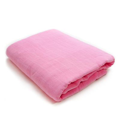 China Snoozzz 2021 New PORTABLE Color Turquoise Pink Cotton Wrap Bamboo Wrap 70% Baby Muslin Wrap for sale