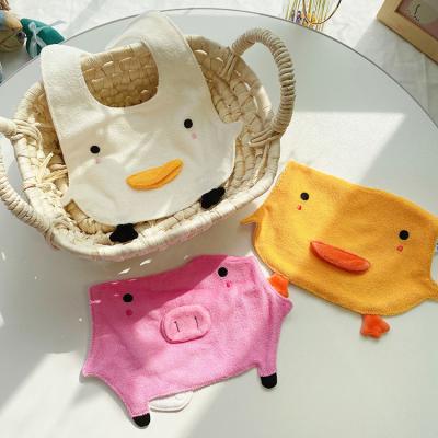 China 2021 Washable Snoozzz Baby Products Drool Bibs Towel Soft Cloth Amimal Baby Bibs for sale