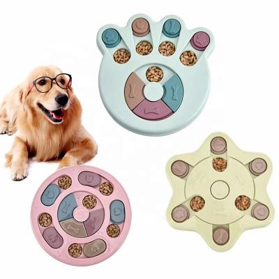 China Wholesale Sustainable Puppy High Play Plastic Non Slip Slow Rider Puzzle Rolls Toy For Dog Training Funny Dog Interactive Feeding for sale