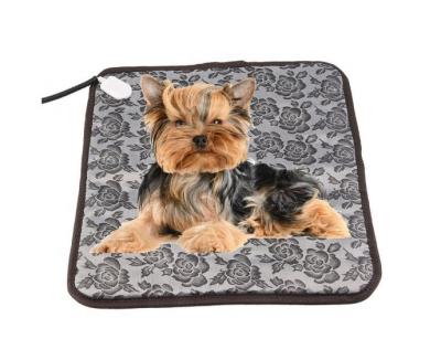 China Winter Sustainable Indoor Waterproof Rigid Pet Electric Rechargeable Rechargeable Heated Heating Pad Small with Thermostat for Cats Dogs Pets for sale