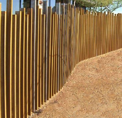 China Landscaping field garden planter with decorative screen corten steel fence garden privacy screen for sale