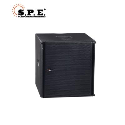 China 15 inch 1200W outdoor powered subwoofer box PA line soundbar arrray speaker--LA-1B for sale