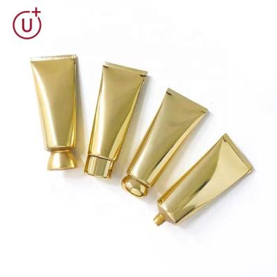 China 2022 Recycable 15/30/50/100g Portable Gold Bottle Plastic Cosmetic Making For Tube for sale