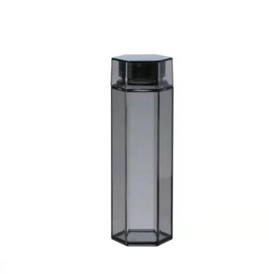 China Sports Bpa 500ml Bpa 500ml Bicycle Cup Outdoor Empty Clear Hexagon Free Drinking Plastic Bottles Water Bottle for sale