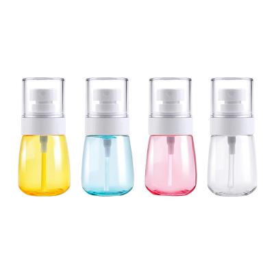 China 30ml 60ml 80ml 100ml recyclable custom empty cosmetic fine mist spray bottles for perfume packaging pump petg plastic bottle for sale