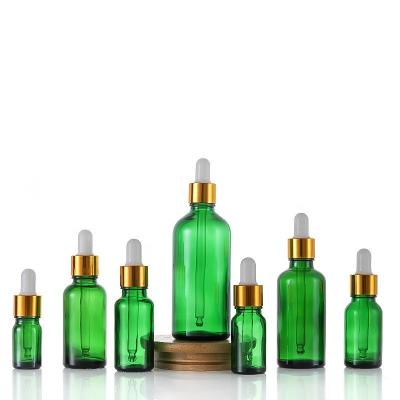 China Recyclable 30ml 50ml 100ml glass bottle dropper bottle cosmetic packaging with high quality for sale