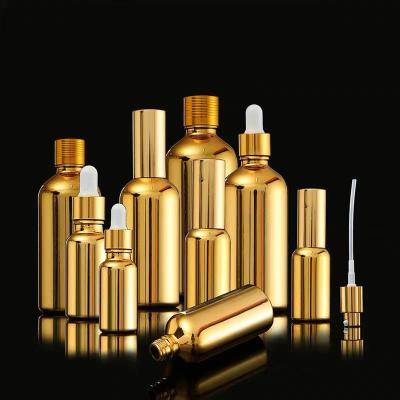 China 15ml/30ml/50ml/100ml Recyclable Hot Stamping Cosmetic Glass Bottle For Different Scenes for sale