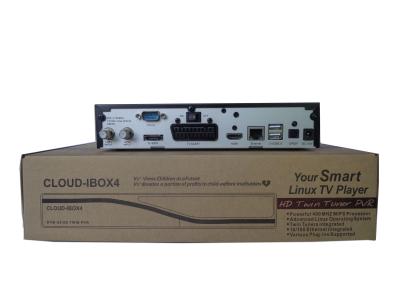 China Cloud Ibox 4 S2 DVB HD Receiver Linux OS Enigma2 Scart / Openpli Blackhole Image for sale