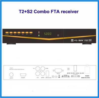 Cina Ricevitore combinato PowerVU/DRE del T2 della soluzione HD DVB S2 DVB di FTA Sunplus1505 tricolore in vendita