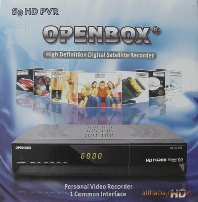 China Openbox S9 ALI3602 DVB HD Receiver Linux Set Top Box w/ 2 Scart / CA / CI / Cccamd / AV / Biss - Black for sale