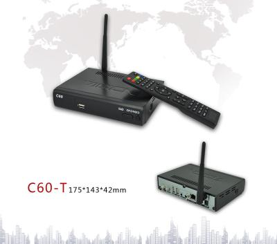 China Ayuda androide 3G WIFI 3D XBMC del receptor de satélite IPTV Media Player de la caja de VIGICA C60T TV en venta