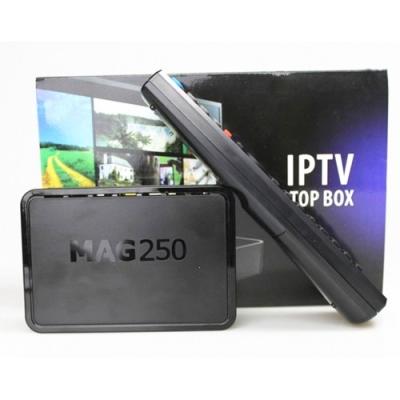 China Ayuda Wifi del espolón 256MB H.264 del procesador STI7105 del set-top box del mag 250 Linux HD IPTV en venta