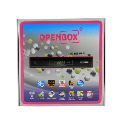 China OPENBOX X5 FTA Twin Tunner Support CCCAM GPRS IPTV Youporn Youtube 3G CAR DVB S2 for sale