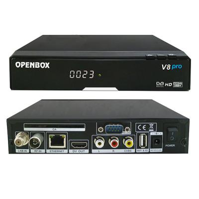 China Openbox V8 FAVORABLE DVB S2/decodificador combinado del T2/C Digital con IPTV/WebTv/VOD/DLNA/HDMI/LAN en venta