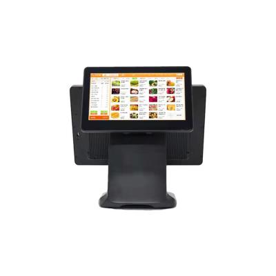 China Direct Factory Dual Screen Design 15.6 Inch POS Terminal Restaurant All In One Touch POS Machine with J4125 for sale