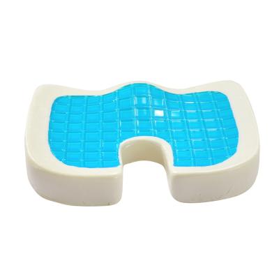 China Cool Feeling Massage Plant Gel Cushion Memory Foam Cushion Mesh Cover for sale