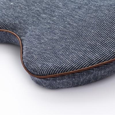 China Portable Comfortable Memory Foam Seat Lumbar Support Pillow Cushion For Rest Car Office Chair for sale