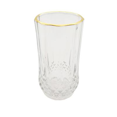 China Top Quality 4oz Cheap Nice Whiskey Glass Mug With Gold Rim Wholesale Suppliers for sale