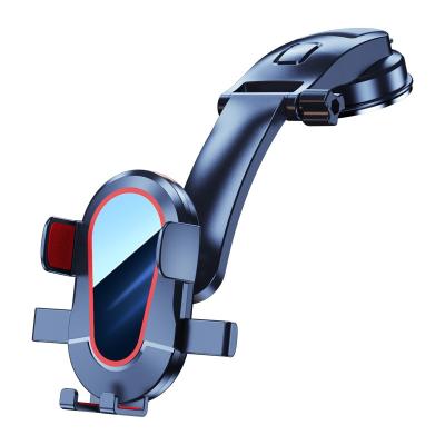 China Plastic 2024 New Universal Car Mount Phone Holder Dash Mounted Automatic Gravity Stand For Car Air Vent Suction Cup Holder for sale