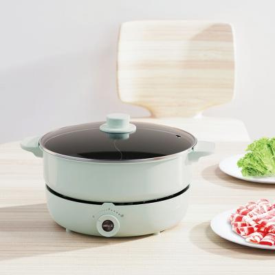 China Large Commercial Electric Hot Pot 5L 1800W Split Design For 5~7 Person for sale