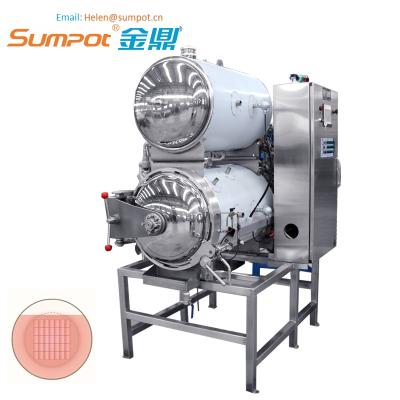 China food & Beverage Plant SUMPOT CT600x700mm Small Water Immersion Pilot Food Retort Autoclave Sterilizer for sale