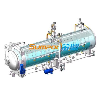 China Factory Industrial Horizontal Vibration Retort Autoclave For Ladle Soup for sale