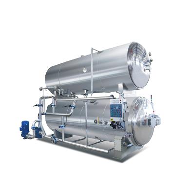 China Rotary Autoclave Canned Meat Food Sterilizer Water Immersion Retorts Canning Equipment for sale