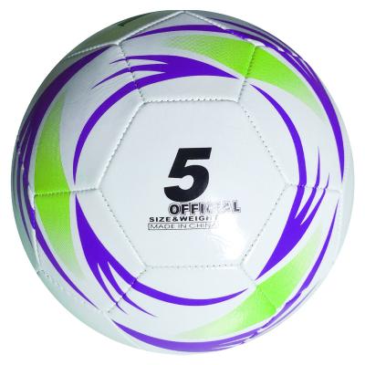 China High Quality Training PVC/PU Leather Custom Size 5 Print Thermal Bonded Football Soccer Ball for sale