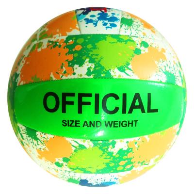 China Volleyball Playing Factory Customized Wholesale Size 5 PVC Stitched Beach Volleyball Ball for sale