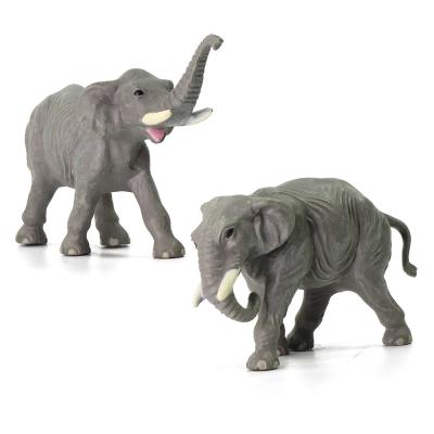 China New MODEL TOY AN8708 Figures Model Railway PVC 1:87 Well Painted HO Scale Elephants for sale