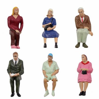 China TOY P2511 Model Train Railway G Scale Schematics 1:25 1:22.5- All Seated Painted People for sale