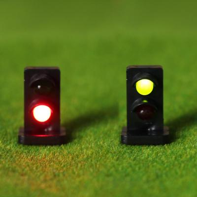 China 1:87 Red Green Rectangle JTD871GRx Model Railway Signal HO Scale Dwarf Signal JTD871GR-5 LED for sale