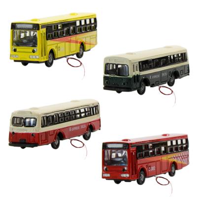 China Friction Toy EBS15002 Alloy Building Layout Model Buses Lighted Diecast N 1:150 Scale Model Bus for sale