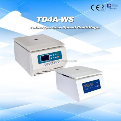 China Uncap For Lab Use Low Speed ​​Benchtop Centrifuge TD4A-WS for sale