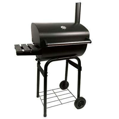 China Easily Collected Barbecue Pit Commercial Offset Charcoal Trolley BBQ Smoker Grills BBQ For Outdoor Outing for sale