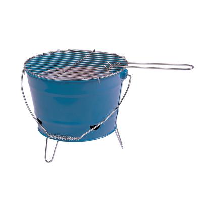 China Easily Assembled Folding Outdoor Camping Grills BBQ Grill Bucket for sale