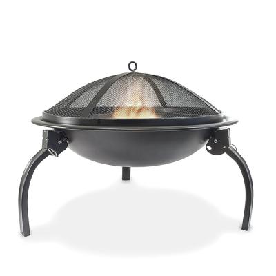 China Stocked Round Ethanol Folding Fire Pit for sale