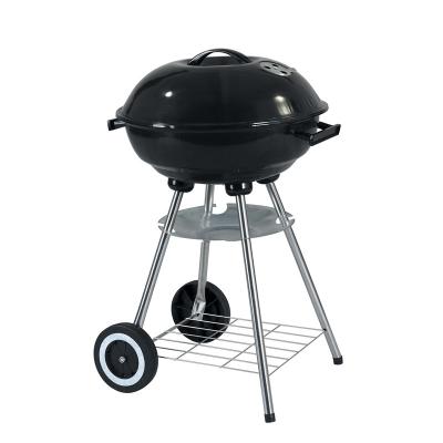 China Easily Assembled 14 16 17 18 22 Inch High Quality Primo Kettle Cart Wheels Portable Charcoal BBQ Smoker Round Camping Grill With Cover for sale