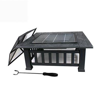 China Hot Selling Glass Fire Stocked Modern Grill Grate Pit For Garden for sale