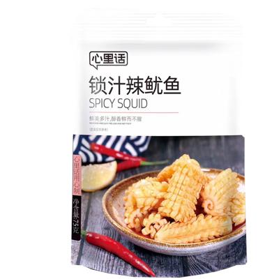 China Fried Snacks Spicy Squid Supermarket Snack with Sauce, 75g/bag, 30 bags carton. for sale