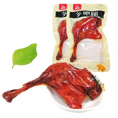 China Country Bar 100g Bag Cooked Food Leisure Supermarket Leisure Meat Net Red Snack Duck Leg Normal Duck Leg Dried Meat Jerky for sale