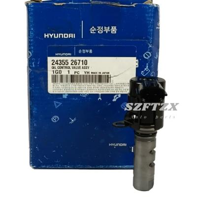 中国 オリジナルの新品 2435526710 24355-26710 VVT オイル制御バルブ 2006-2011 Hyundai Accent Kia Rio Rio5 1.6L 販売のため