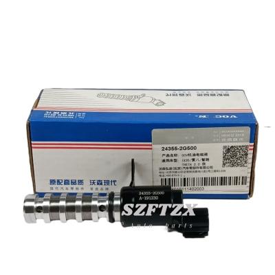 중국 Genuine New 243552G500 24355-2G500 Variable Valve Timing Solenoid Left for HYUNDAI Tucson Santa Fe Tucson Kia Optima 판매용