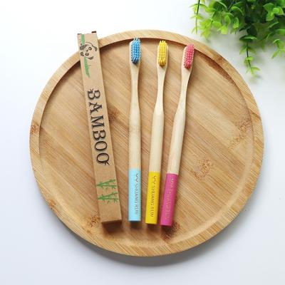 China OEM High Quality Biodegradable Bamboo Toothbrush BT-CO Bamboo Toothbrush for sale