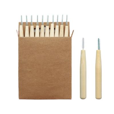 China Zero Waste Bamboo Interdental Toothbrushes for sale