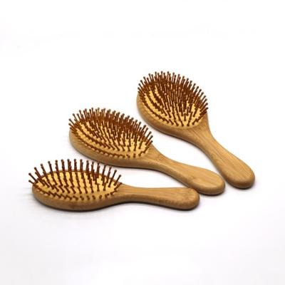 China Pin Bamboo Hair Brush made of biodegradable bamboo Nondisposable for sale