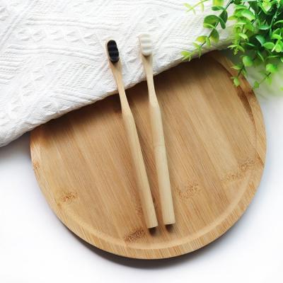 China BT-CO 10000 Bristle Biodegradable Micro Bamboo Fiber Toothbrush Extra Soft Bamboo Toothbrush for sale