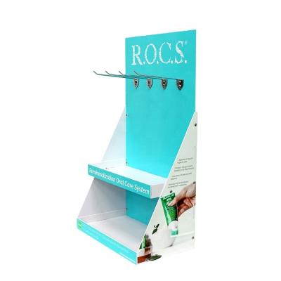 China Shop Display Rack HIC Factory Custom Design PVC Foam Board Counter Display Racks For Daily Commodities for sale