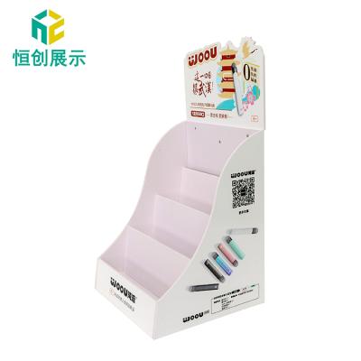 China Mini Vape Table Top Display Shelf Rack Die Cut Advertising PVC Foam Board Display for sale